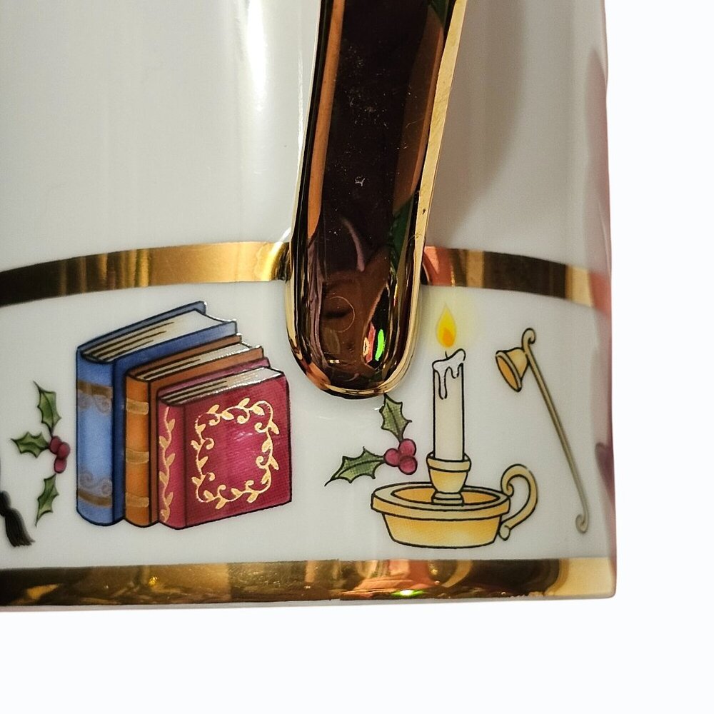 Rare Dickens Department 56 Christmas Mug Made in Japan - Picture 9 of 13